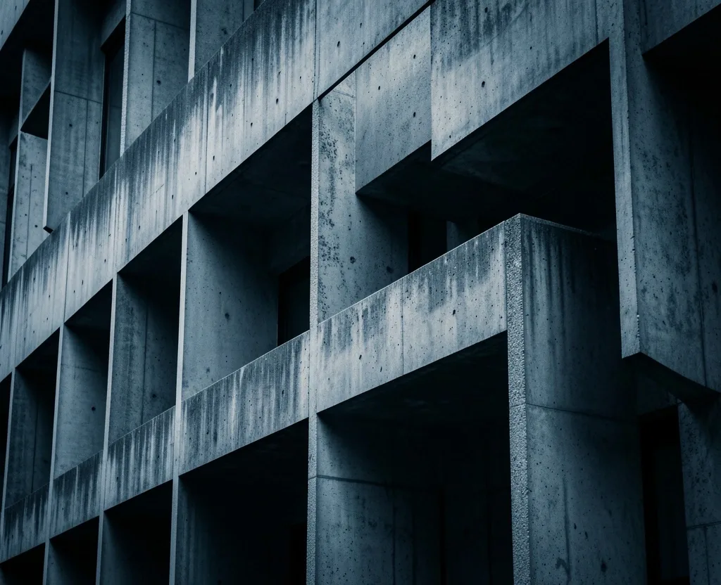 Edificio público de arquitectura brutalista