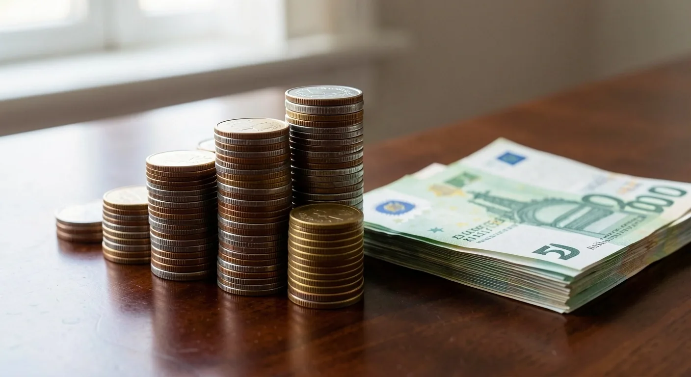 Primer plano de billetes de peso argentino